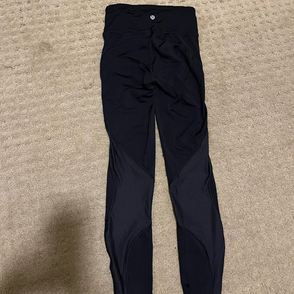 3 pair of Lululemon athletic leggings- size 2 - Picture 1 of 5